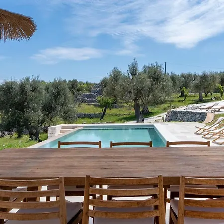 Trulli Cicerali , Trulli Design Con Piscina Panoramica-2